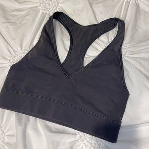 Gray Lululemon sports bra